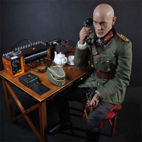 Did 1/6 World War II German Communications Group Military Telephone Exchange crew - Major General of wehrmacht