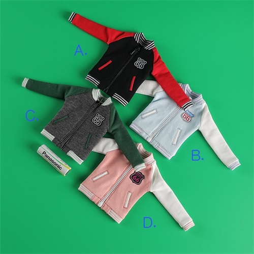 Cctoys 1 / 6 female soldier cc009 fashion sports jacket Baseball Jacket sportswear pre sale