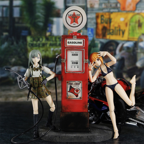 1/6th 1/12th  vintage gas pump